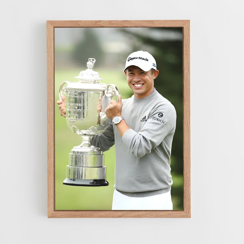 Poster Trophée de Morikawa – affiche Golf (vue 4)